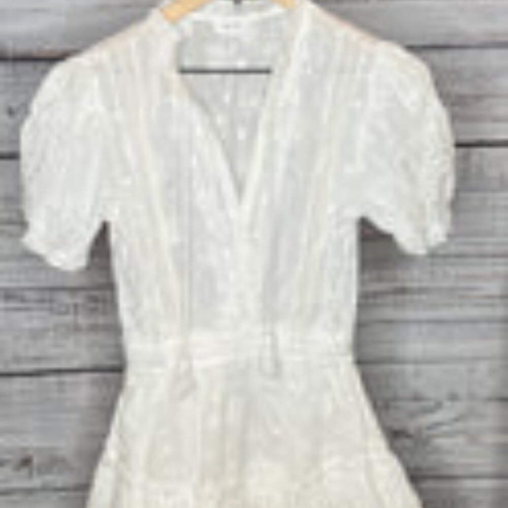 White Tiered Dress